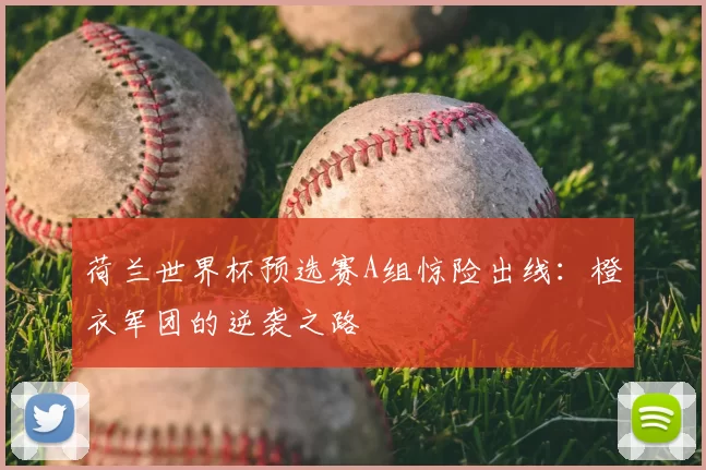 荷兰世界杯预选赛A组惊险出线：橙衣军团的逆袭之路