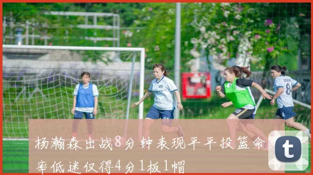 杨瀚森出战8分钟表现平平投篮命中率低迷仅得4分1板1帽