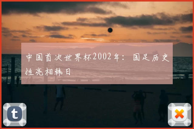 中国首次世界杯2002年:国足历史性亮相韩日