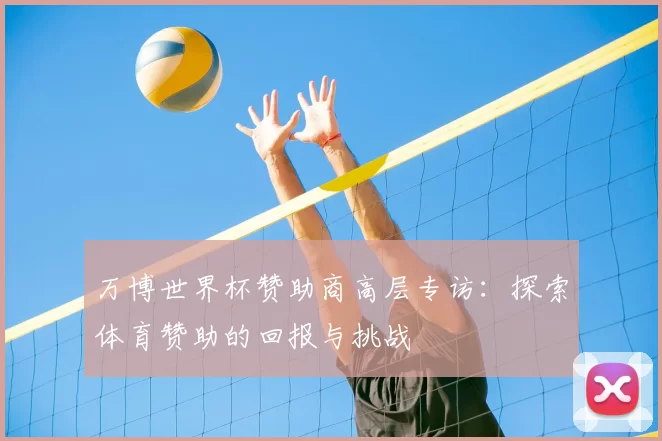 万博世界杯赞助商高层专访:探索体育赞助的回报与挑战